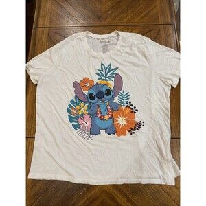 Disney Stitch Graphic Tshirt Women's Size 2XL Good Used Condition